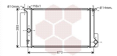 VAN WEZEL Radiators, Motora dzesēšanas sistēma 53002397